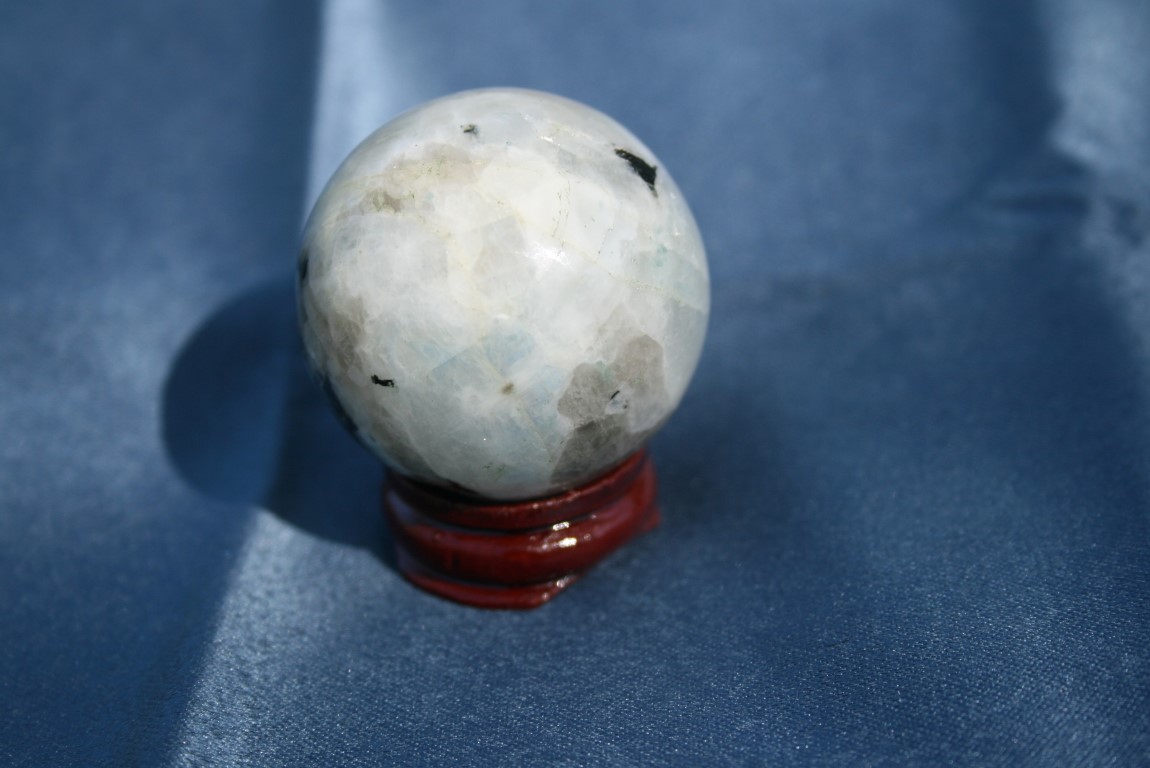 Moonstone Sphere mystery, self-discovery, intuition, insight, dreams, goddess 4916